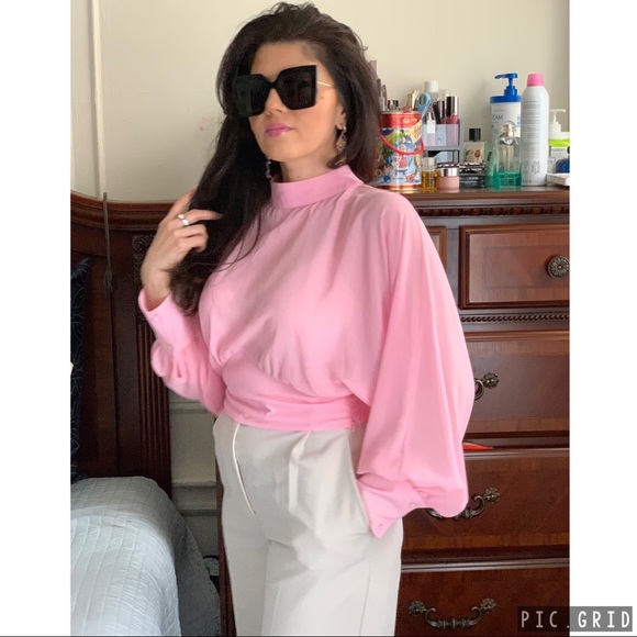 Zara Fitted waist flowy top - Picture 4 of 9